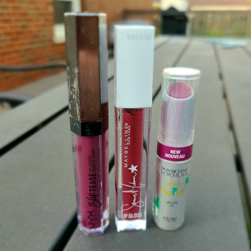 NYX, Maybelline & Physicians Formula Lipstick